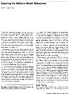 Assuring the nations health resources