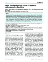 Potent Adjuvanticity of a Pure TLR7Agonistic Imidazoquinoline Dendrimer