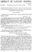 Absract of sanitary reports  v 7 no 42 October 14 1892
