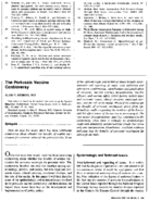 The pertussis vaccine controversy