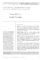 Using YPLL in health planning