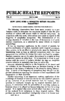 Public Health Reports  V 37 No 18 May 5 1922