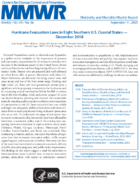 Hurricane Evacuation Laws in Eight Southern US Coastal States  December 2018