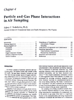 Particle and Gas Phase Interactions in Air Sampling
