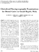 Clinical And Roentgenographic Examinations For Dental Caries In Grand Rapids Mich