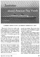 Sanitation aboard American flag vessels