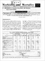 Morbidity and Mortality Weekly Report Vol 13 No 44 for Release November 6 1964