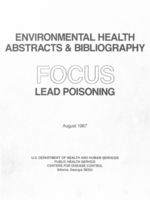Environmental Health Abstracts  Bibliography Focus Lead Poisoning August 1987
