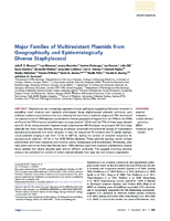 Major Families of Multiresistant Plasmids from Geographically and Epidemiologically Diverse Staphylococci