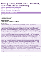 LINCS LINKAGE INTEGRATION NAVIGATION AND COMPREHENSIVE SERVICES