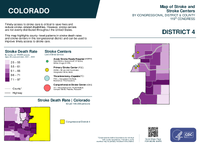 CO Congressional District 04 Stroke and Stroke Centers Map 119th Congress