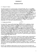 Attachment C Statement of Work  January 2 2003