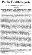 Public Health Reports  v 54 no 44 NOVEMBER 3 1939