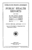 Public Health Reports  v 47 no 19  cover