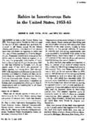 Rabies In Insectivorous Bats In The US 195365