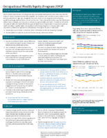 Occupational Health Equity Program 202201