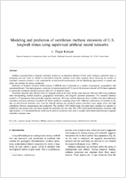 Modeling And Prediction Of Ventilation Methane Emissions Of U S Longwall Mines Using Supervised Artificial Neural Networks