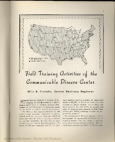 Field training activities of the Communicable Disease Center