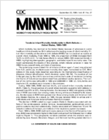 MMWR Morbidity and Mortality Weekly Report Vol 47 No 37 September 25 1998