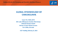Global epidemiology of chikungunya