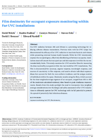 Film Dosimetry for Occupant Exposure Monitoring Within FarUVC Installations