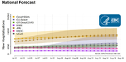 New hospitalizations National Forecast