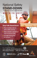 National Safety StandDown to Prevent Falls in Construction  May 812 2017