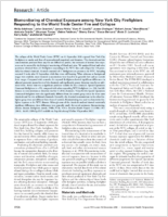 Biomonitoring of chemical exposure among New York City firefighters responding to the World Trade Center fire and collapse