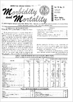 Morbidity and Mortality Weekly Report Vol 19 No 31 week ending August 8 1970
