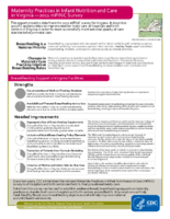 Maternity Practices in Infant Nutrition and Care in Virginia  2011 mPINC Survey