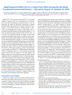 Rapid Spread of SARSCoV2 in a State Prison After Introduction by Newly Transferred Incarcerated Persons  Wisconsin August 14October 22 2020