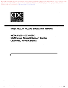 Health Hazard Evaluation Report HETA 200100342843 USAirways Aircraft Support Center Charlotte North Carolina
