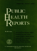 Public Health Reports  v 80 no 1 January 1965  cover