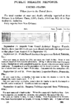Public Health Reports  v 20 no 39 September 29 1905