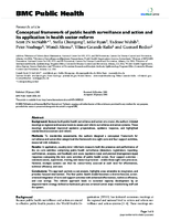 Conceptual framework of public health surveillance and action and its application in health sector reform
