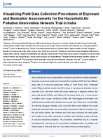 Visualizing Field Data Collection Procedures of Exposure and Biomarker Assessments for the Household Air Pollution Intervention Network Trial in India