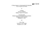 A Unique Approach to Determining the Time Dependent In Situ Strength of Coal Pillars 199903