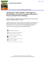 Navigating the Valley of Death A Brief Report on How Incubators Can Nurture Transition of Research to Practice to Benefit Worker Wellbeing