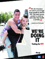 Were Doing It Testing for HIV Benjamin and Christopher