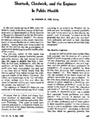 Shattuck Chadwick and the engineer in public health