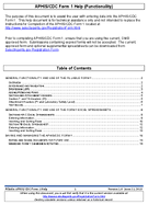 APHIS Functionality Help Guide