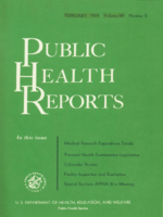 Public Health Reports  v 69 no 2  cover
