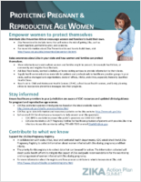 Protecting pregnant  reproductive age women
