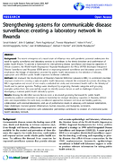 Strengthening systems for communicable disease surveillance creating a laboratory network in Rwanda