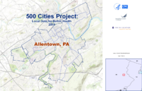 500 Cities Project Local Data for Better Health 2014 Allentown PA