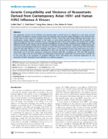 Genetic Compatibility and Virulence of Reassortants Derived from Contemporary Avian H5N1 and Human H3N2 Influenza A Viruses