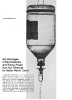 Will Shortages Of Raw Materials And Rising Prices Hurt Our Chances For Better Health Care
