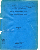 Transactions of the thirtyninth annual conference of state and territorial health officers with the United States Public Health Service April 29 1941 and May 2 1941