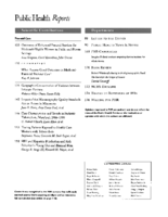 Public Health Reports  v 112 no 2  masthead