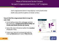 Stroke and Stroke Centers Maps for all 435 Congressional Districts 119th Congress